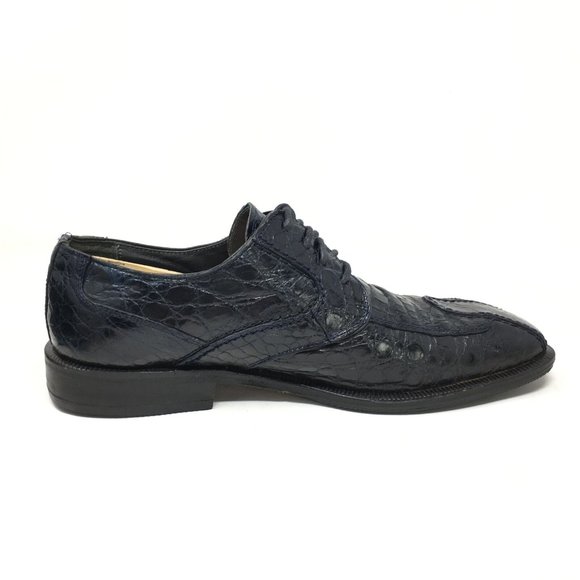 David Eden Oxfords Shoe Size 9 Blue Full Crocodile main image 9